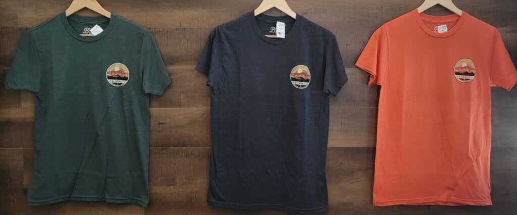 Epoch short sleeve Pajarito Mountain New Mexico shirts