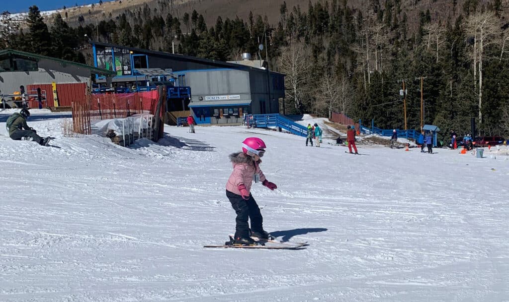 kids ski free at pajarito with the free power kids pass